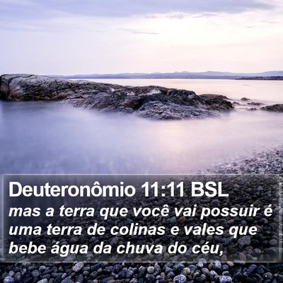 Deuteronômio 11:11 BSL Bible Verse Image