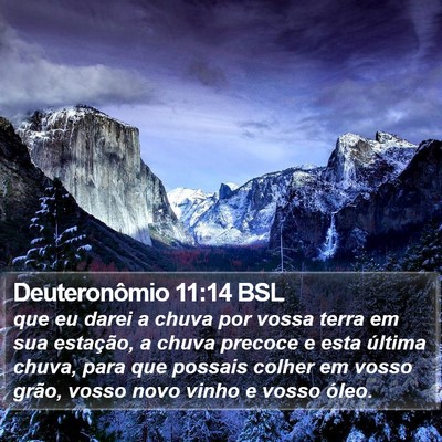 Deuteronômio 11:14 BSL Bible Verse Image