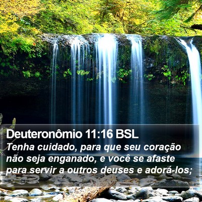 Deuteronômio 11:16 BSL Bible Verse Image