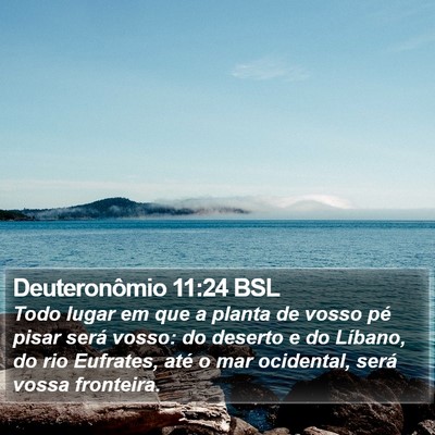 Deuteronômio 11:24 BSL Bible Verse Image