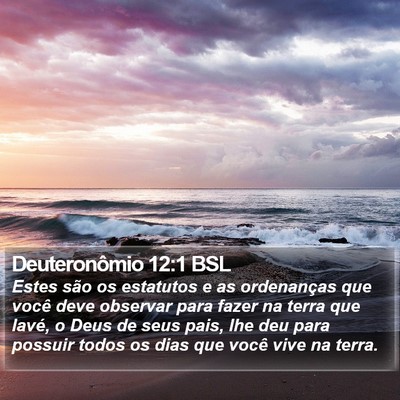 Deuteronômio 12:1 BSL Bible Verse Image