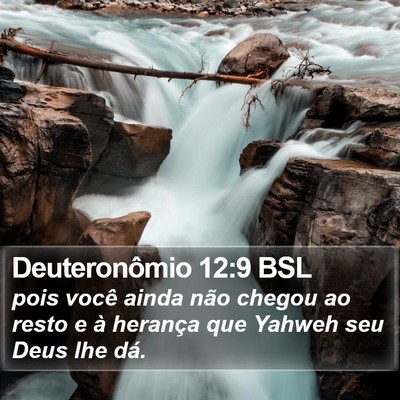 Deuteronômio 12:9 BSL Bible Verse Image