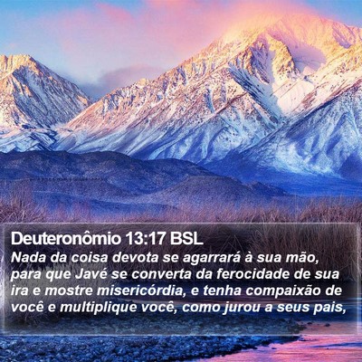 Deuteronômio 13:17 BSL Bible Verse Image