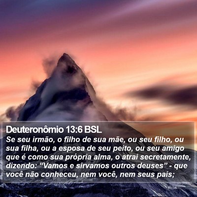 Deuteronômio 13:6 BSL Bible Verse Image