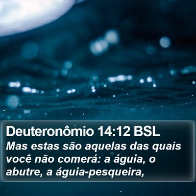Deuteronômio 14:12 BSL Bible Verse Image