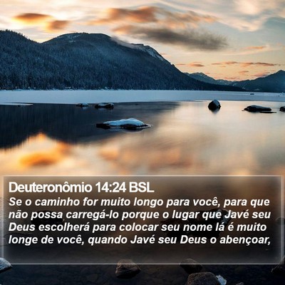 Deuteronômio 14:24 BSL Bible Verse Image
