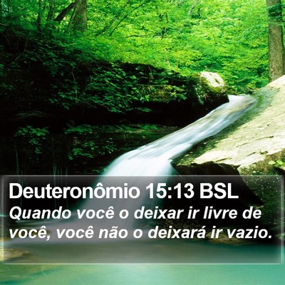 Deuteronômio 15:13 BSL Bible Verse Image