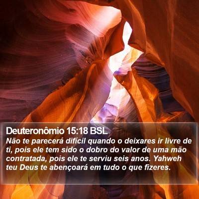 Deuteronômio 15:18 BSL Bible Verse Image