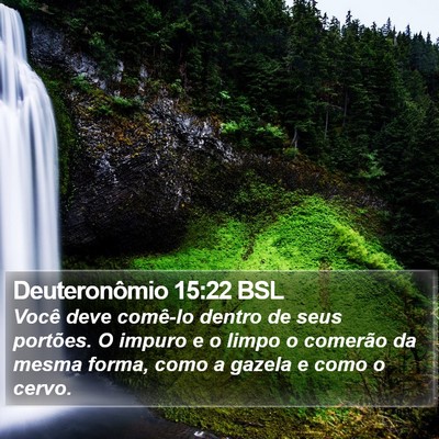 Deuteronômio 15:22 BSL Bible Verse Image