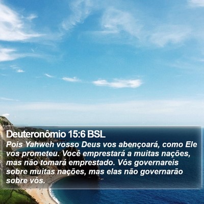 Deuteronômio 15:6 BSL Bible Verse Image