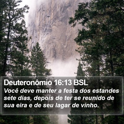 Deuteronômio 16:13 BSL Bible Verse Image