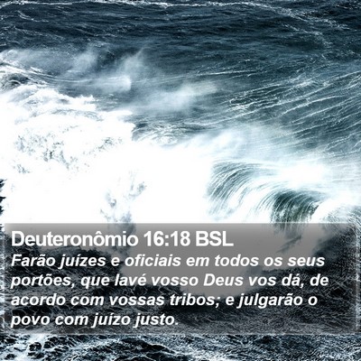 Deuteronômio 16:18 BSL Bible Verse Image