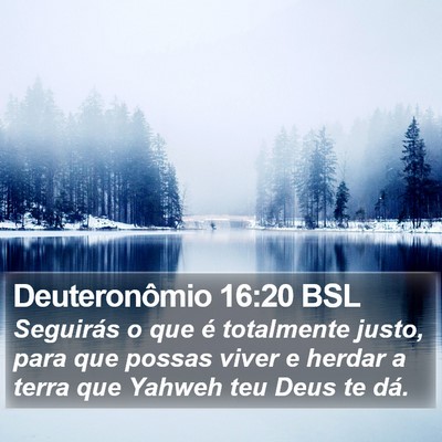 Deuteronômio 16:20 BSL Bible Verse Image