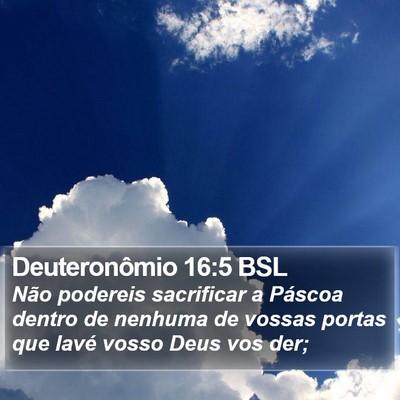 Deuteronômio 16:5 BSL Bible Verse Image