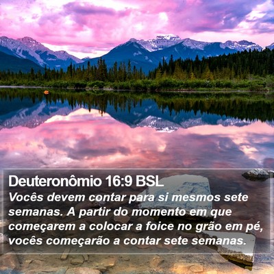 Deuteronômio 16:9 BSL Bible Verse Image