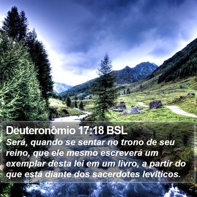 Deuteronômio 17:18 BSL Bible Verse Image