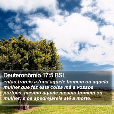Deuteronômio 17:5 BSL Bible Verse Image