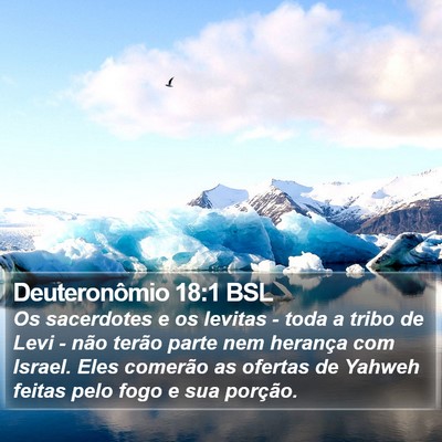 Deuteronômio 18:1 BSL Bible Verse Image