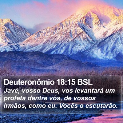 Deuteronômio 18:15 BSL Bible Verse Image