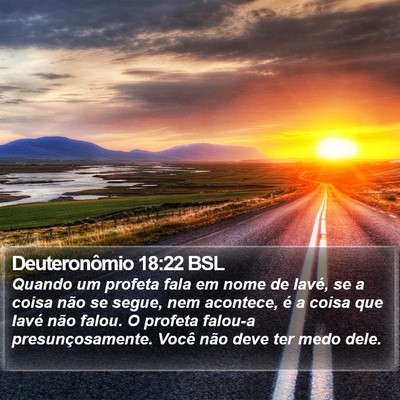 Deuteronômio 18:22 BSL Bible Verse Image