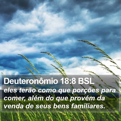 Deuteronômio 18:8 BSL Bible Verse Image