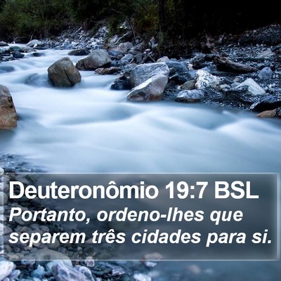 Deuteronômio 19:7 BSL Bible Verse Image