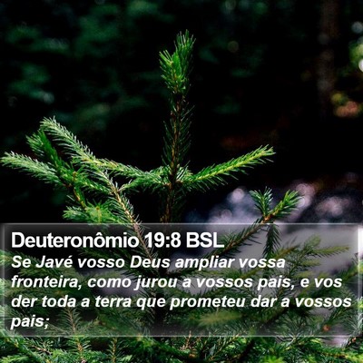 Deuteronômio 19:8 BSL Bible Verse Image