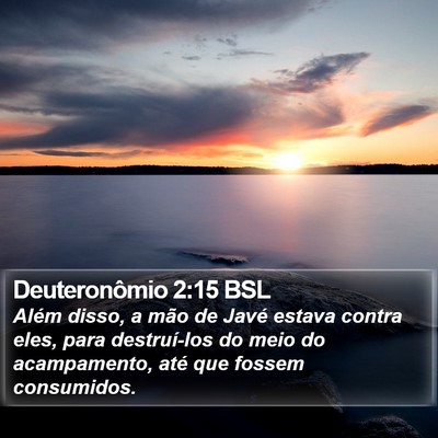 Deuteronômio 2:15 BSL Bible Verse Image