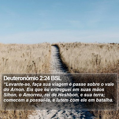 Deuteronômio 2:24 BSL Bible Verse Image