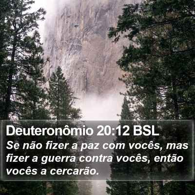 Deuteronômio 20:12 BSL Bible Verse Image