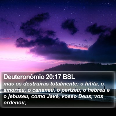 Deuteronômio 20:17 BSL Bible Verse Image