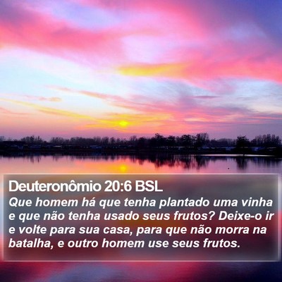 Deuteronômio 20:6 BSL Bible Verse Image