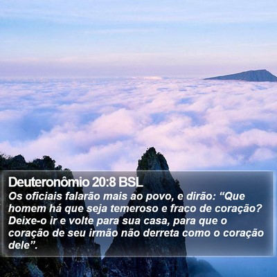 Deuteronômio 20:8 BSL Bible Verse Image