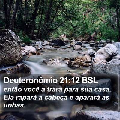 Deuteronômio 21:12 BSL Bible Verse Image