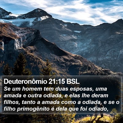 Deuteronômio 21:15 BSL Bible Verse Image