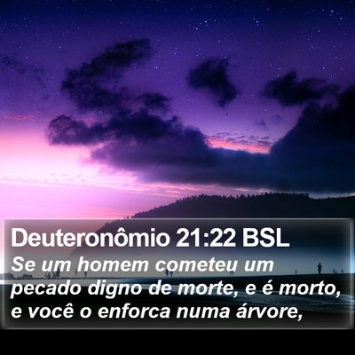 Deuteronômio 21:22 BSL Bible Verse Image