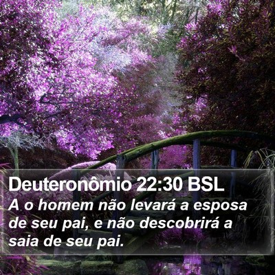 Deuteronômio 22:30 BSL Bible Verse Image