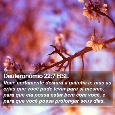Deuteronômio 22:7 BSL Bible Verse Image