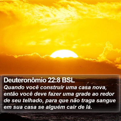Deuteronômio 22:8 BSL Bible Verse Image