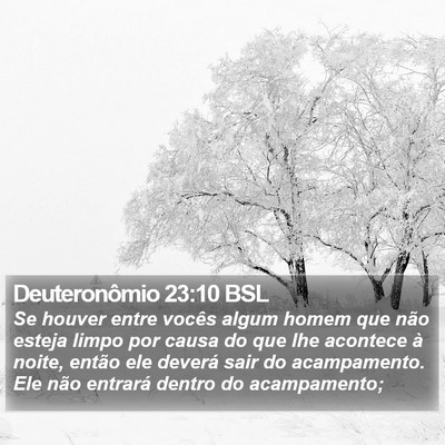 Deuteronômio 23:10 BSL Bible Verse Image