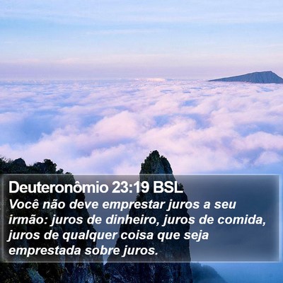 Deuteronômio 23:19 BSL Bible Verse Image