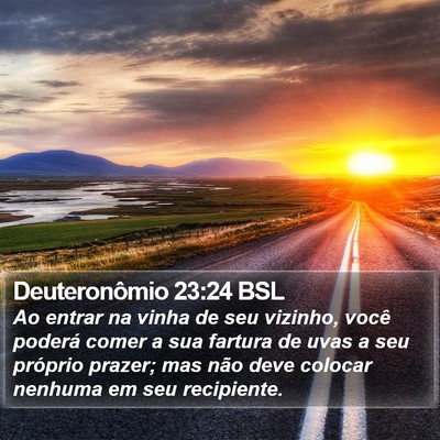 Deuteronômio 23:24 BSL Bible Verse Image