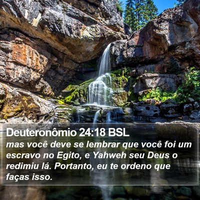 Deuteronômio 24:18 BSL Bible Verse Image