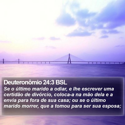Deuteronômio 24:3 BSL Bible Verse Image