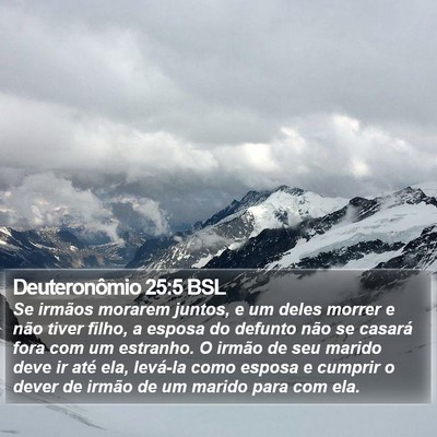 Deuteronômio 25:5 BSL Bible Verse Image