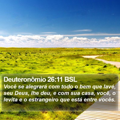 Deuteronômio 26:11 BSL Bible Verse Image
