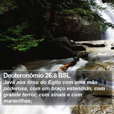 Deuteronômio 26:8 BSL Bible Verse Image