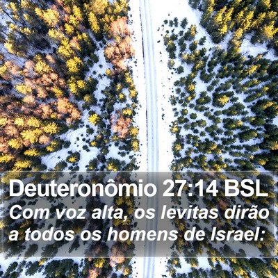 Deuteronômio 27:14 BSL Bible Verse Image