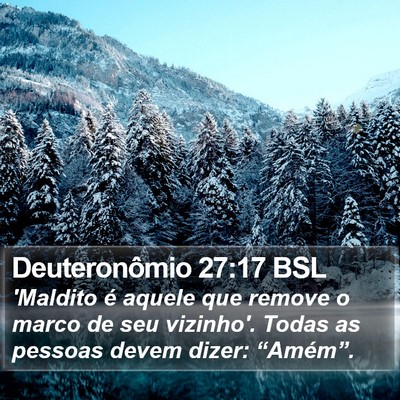 Deuteronômio 27:17 BSL Bible Verse Image