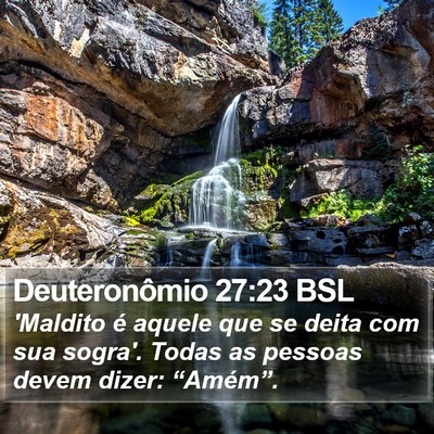 Deuteronômio 27:23 BSL Bible Verse Image